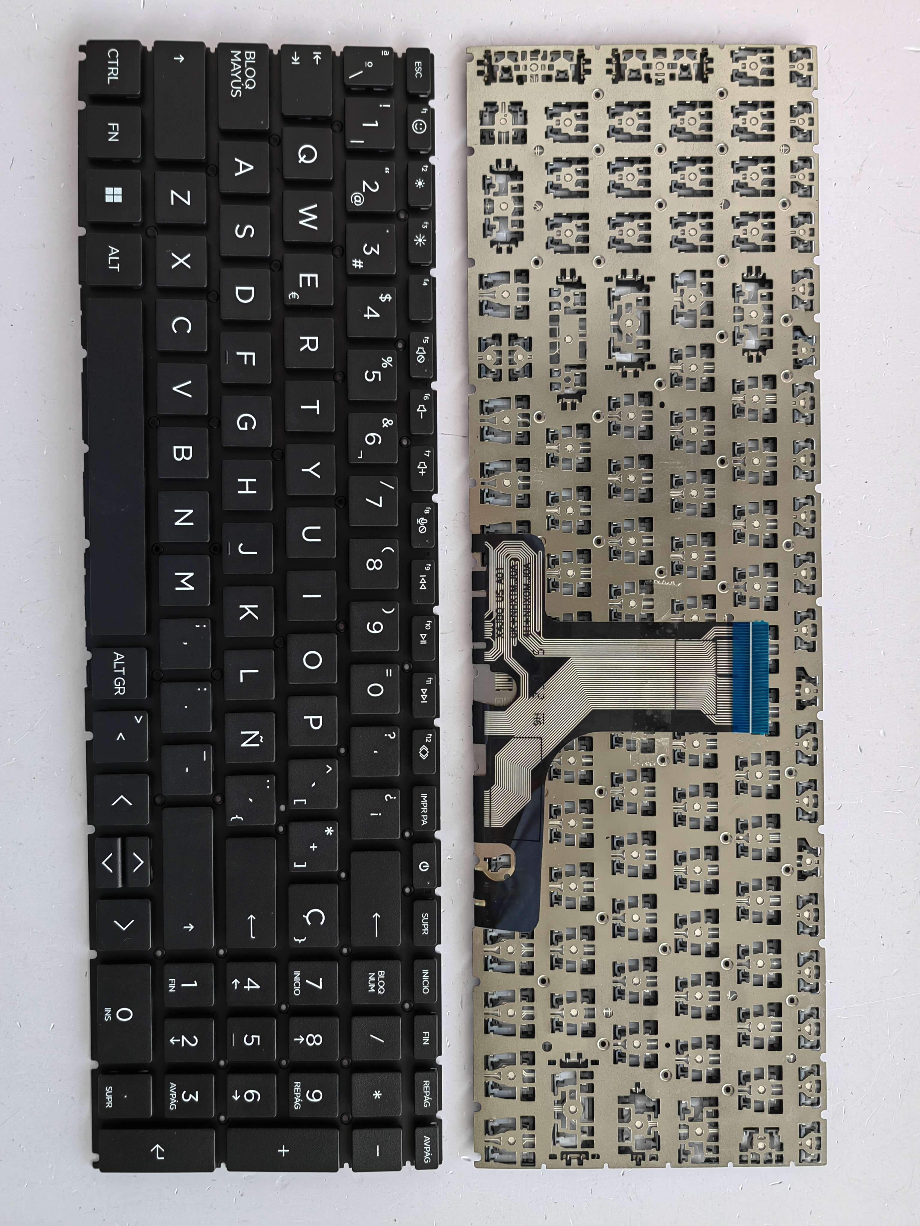 Picture of New Replacement Laptop Keyboard For HP 15-FC/15-FD small carriage return BLACK SP Layout